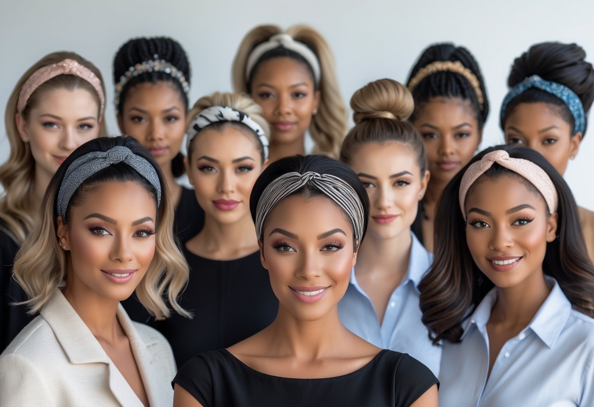 Den perfekte frisure til hårbånd i alle størrelser